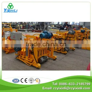 QT40-3A Concrete Mobile Hollow Block Making Machine thumbnail-3