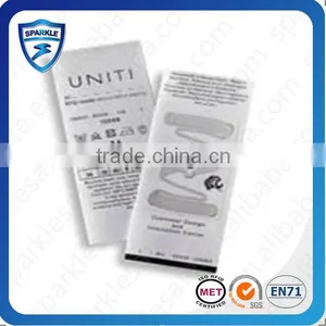 High Quality Washing Waterproof PPS Washable Fabric Tags for Texitile thumbnail-4