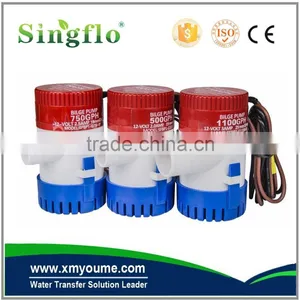 Singflo Small DC 12v/24V 350-1100 Gph Non-automatic Submersible Water Pump thumbnail-1
