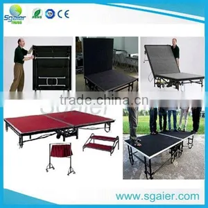 2017 Steel Folding Stage for Hotel Wedding Stage Dancing Stage thumbnail-2