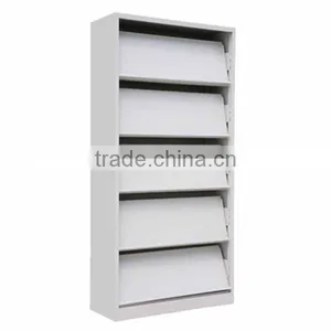 Library Metal Magazine Shelf or Library Bookshelf thumbnail-1