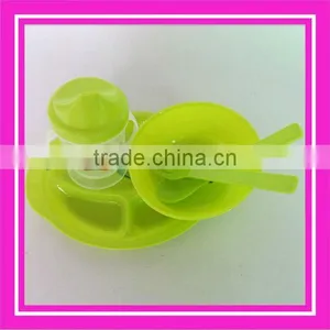 5pcs Oval Plate Plastic Unbreakable Picnic Set thumbnail-1