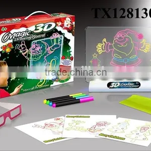 Kids 3D Magic Drawing Writing Board thumbnail-1