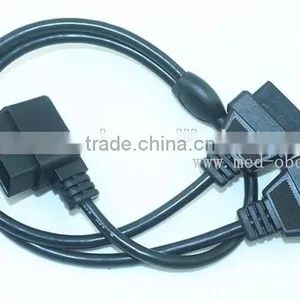 Cable Splitter Y, USB Right Angle Cable ,J1962M to 2 J1962F SAE Connector, RAY-Cable,1ft thumbnail-1