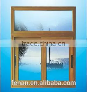 Wood Grain Aluminum Frame for Sliding Wardrobe Door/window With 1 mm Thickness thumbnail-1