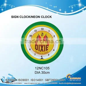 DOUBLE RING NEON CLOCK 12NC105 thumbnail-1