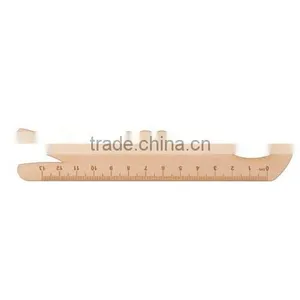Cheap Promotional 13cm Scale Wood Ruler thumbnail-1