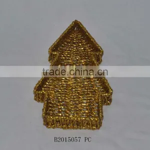 Christmas Paper Rope Woven Storage Basket thumbnail-1