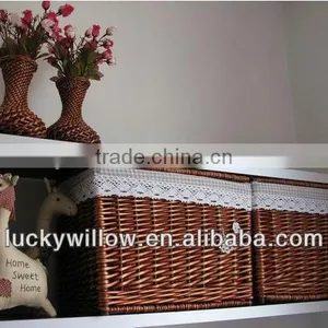 Factory Directly Mini Wicker Basket Drawers Made From Half Willow thumbnail-4