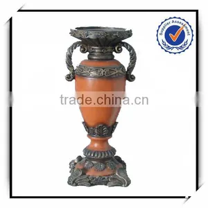 10 Inches Antique Resin Craft Candle Holder Flower Vase thumbnail-1