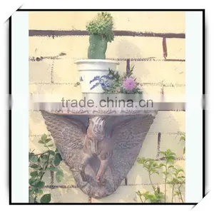 Home and Garden Decor Fiberglass Hanging Bracker Planter thumbnail-1