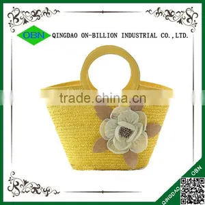 Cheap Handmade Woven Custom Straw Bag for Sale thumbnail-1