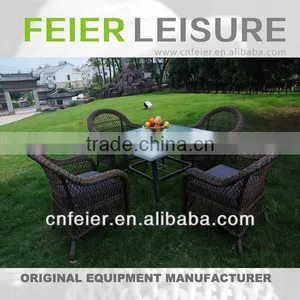 A6005CH Outdoor Rattan Furniture Outdoor Teak Table thumbnail-1