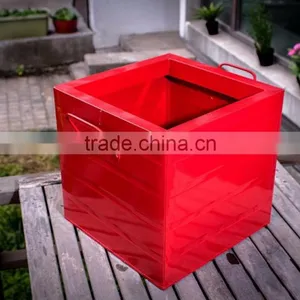 Square Flower Pot Stand Garden Flower Pot Vertical Garden Planter thumbnail-3