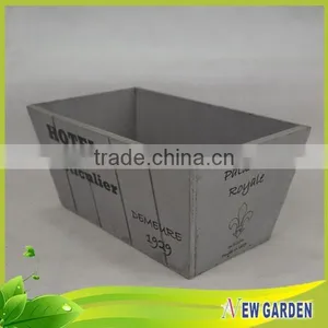 Fashionable Decorative Hand Craft Retangle Basket Wood/Wooden Planter thumbnail-2