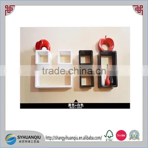 2015 Hotsale MDF Wooden Wall Cube Shelf thumbnail-1