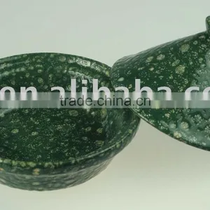 4 Inch Serving Tajine,bottle Green thumbnail-1