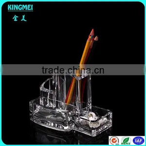 Crystal Clear Acrylic Desktop Pen Pot & Pen Holders & Storage Box thumbnail-1