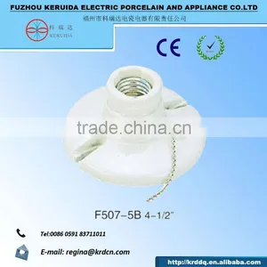 E27 Porcelain Switch and Socket Lampholder thumbnail-6