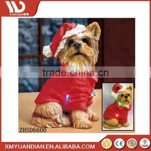 Manufacturer China Animal Gift Craft Large Resin Christmas Light Led Ornaments Wholesale thumbnail-1