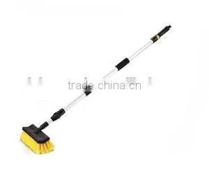 Microfiber Soft Bristle Telescopic Car Wheel Wash Dust Detailing Cleaning Brush Flow Through Brush Series thumbnail-2