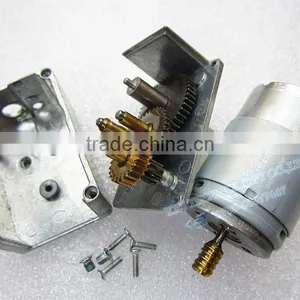 JGY385 Full 100% Metal Gear Motor High Torque Worm Reducer Motor 12-24V 6W in Stock thumbnail-1