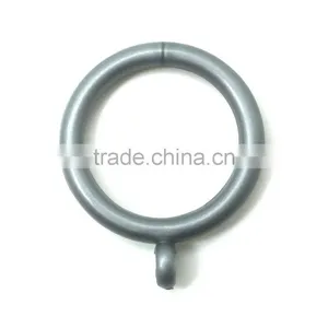 Shower Curtain Track Hooks, Plastic Shower Curtain Hook With Eyelet ID34mm/OD46mm & ID26mm/OD33mm Grey Colour thumbnail-1