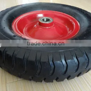pu Foam Tires 14*350-8 With Metal Rim thumbnail-1