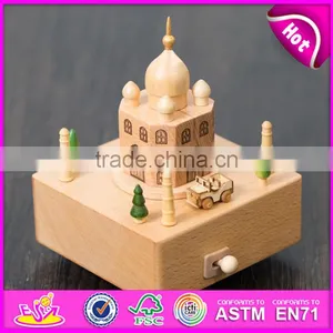 Customize Lovely Gifts Wooden Baby Music Box W07B043 thumbnail-5