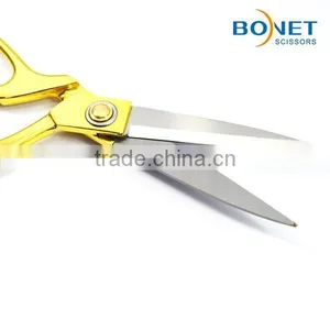 S13002 9-1/2" Custom True and Imitation Gold/pearl Chrome/silver/copper Plated Tailor Fabric Cutting Scissors thumbnail-5