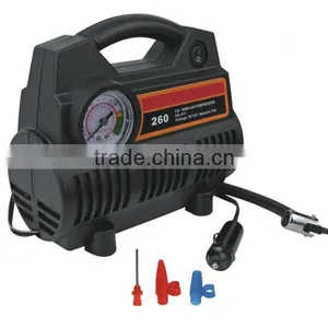 Car Tire Emergency Repair Tool DC 12V 260PSI Portable Micro Car Air Compressor Pump thumbnail-1