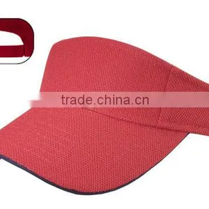 2014 High Quality Sun Visor Cap With Embroidery Logo Made in Guangdong thumbnail-3