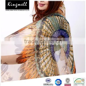 Customized Design Cheap Digital Printing 100% Pure Stock for Silk Scarves thumbnail-1