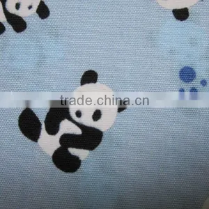 Cute Panda Cotton Printed Cotton Cloth thumbnail-1