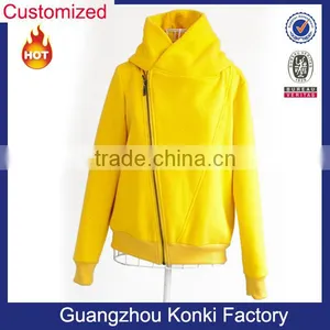 Wholesale Yellow Color Winter Jacket Women Model thumbnail-1