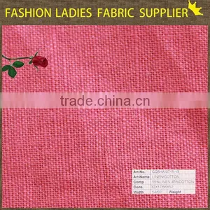 Shaoxing Cicheng Fashion Cotton Natural Linen Fabric Rustic thumbnail-1