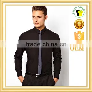 Black Double Cuff Business Shirt Bulk Sale thumbnail-1