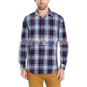 OEM 2016 New Style Latest Design Cotton Flannel Wholesale Plaid Shirts thumbnail-3