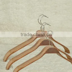 Multifunctional Multifunctional Wood Pants Hanger Top Grade Wooden Shirts Hanger Natural Wooden Shirt Hanger thumbnail-2