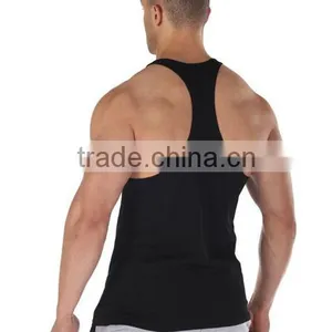 Men Cotton Stringer Bodybuilding Equipment Fitness Plain Gym Tank Top Shirt Wholesale Solid Singlet Y Back Sport Clothes Vest thumbnail-6