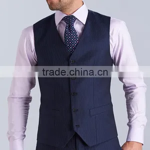 Bospoke Slim Fit Blue Latest Design Coat Pant Men Suit thumbnail-4