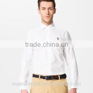 Yarn Dyed Washed Oxford Dress Shirt for Men thumbnail-3