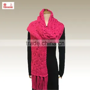 Lady Scarf 100%Acrylic Fashionable Scarf Lady Top thumbnail-1