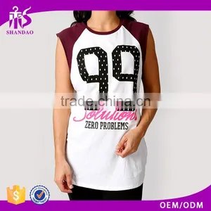 2016 Guangzhou Popular Promotion 100% Cotton Custom Camo Tank Top For Women thumbnail-1