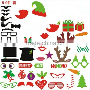 50pcs Party Photo Booth Props Moustache on A Stick Weddings Christmas Birthday Party thumbnail-1
