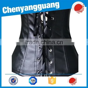 Waist Training Corsets 2016 New 100% Latex Waist Cincher Front Zipper Corset With Hooks Gaine Sheath thumbnail-3