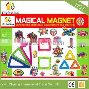 77pcs Kids Educational Construction Set Toys Plastic Magnetic Building Blocks thumbnail-2