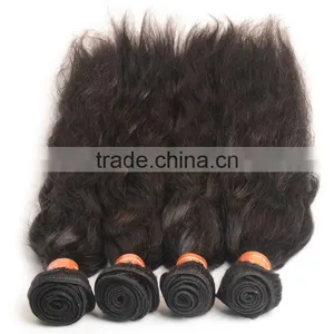 Natural Wave Virgin Brazilian Hair Unprocessed Brazilian Human Hair Weaves Wavy Extension thumbnail-6