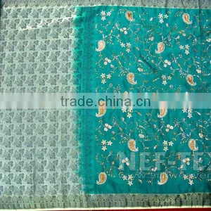 NEW COLOR EMBROIDERED SAREES thumbnail-1