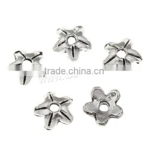 New 2017b New Design Tainless Steel Bead Cap With Zinc Alloy Flower Good Sale on Market thumbnail-2